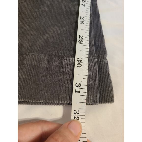 So size 3 juniors grey corduroy low rise flare leg jeans - Picture 9 of 9